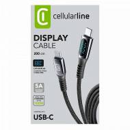  TYPE C  TYPE C CELLURLINE DISPLAY CABLE 5A 100W 2m USBDATADISC2CTAB2K