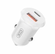 ��������� ����������� USB A + TYPE C ������ 30W 12-24V DC XO CC69