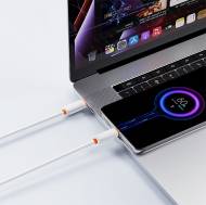 ������� USB TYPE C - TYPE C ����� 1m 60W XO NB-Q302B WHITE