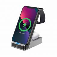 CELLY WLSTAND3IN1   AIRPODS,APPLE WATCH,IPHONE 15W