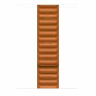  APPLE GOLDEN BROWN LEATHER LINK 45mm M/L 42,44,45,ULTRA 1,2